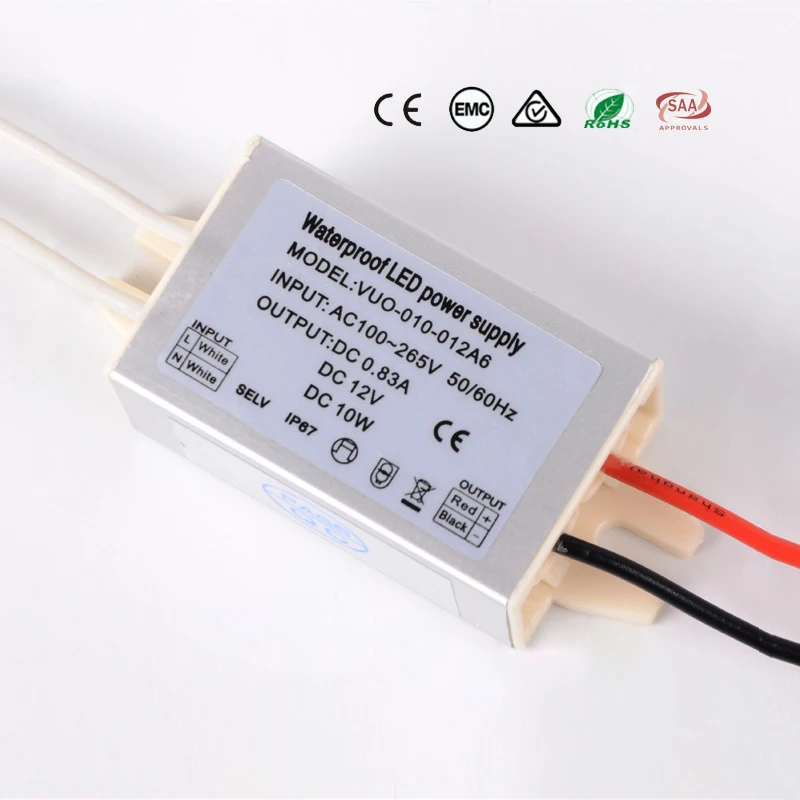 IP67 Power Supply Waterproof 10W 20W 45W 60W 220V to 12V Driver for leds spot Transformer