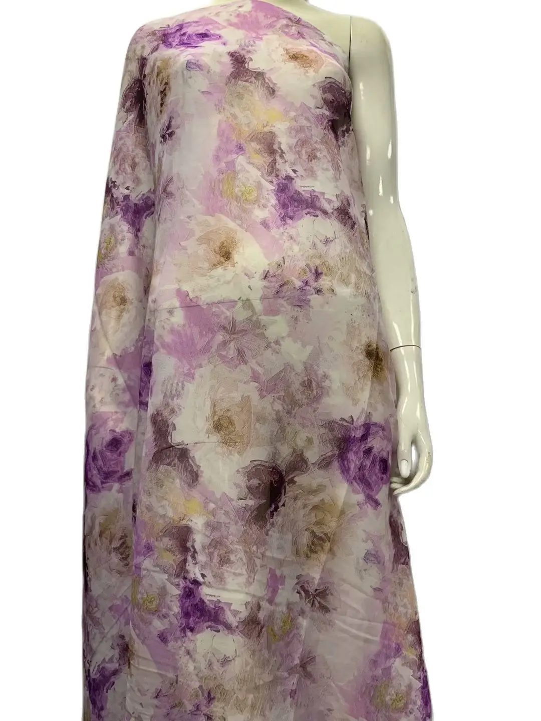 

High Quality Cotton Cloth Soft Floral Material African Nigerian Fabrics Scarf For Women Dress 5 Yards