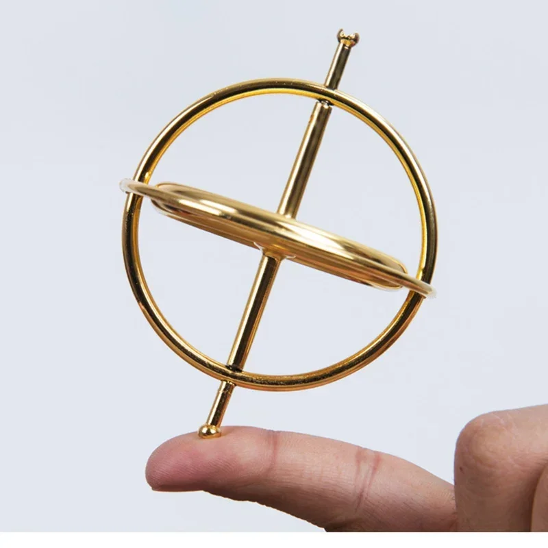 Divertente 3D Fidget Spinner Creativo Giocattolo educativo scientifico Giroscopio da dito in metallo Giroscopio Top Giocattoli antistress per adulti