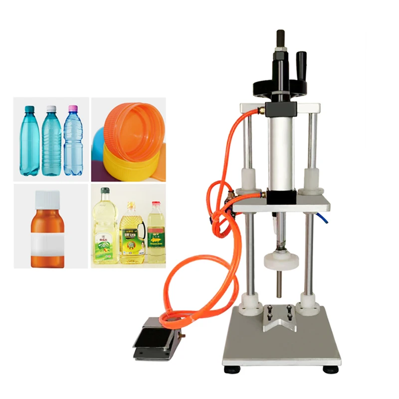 

Versatile Pneumatic Capping Machine for Soy Sauce, Oil & More - High-Efficiency Performance