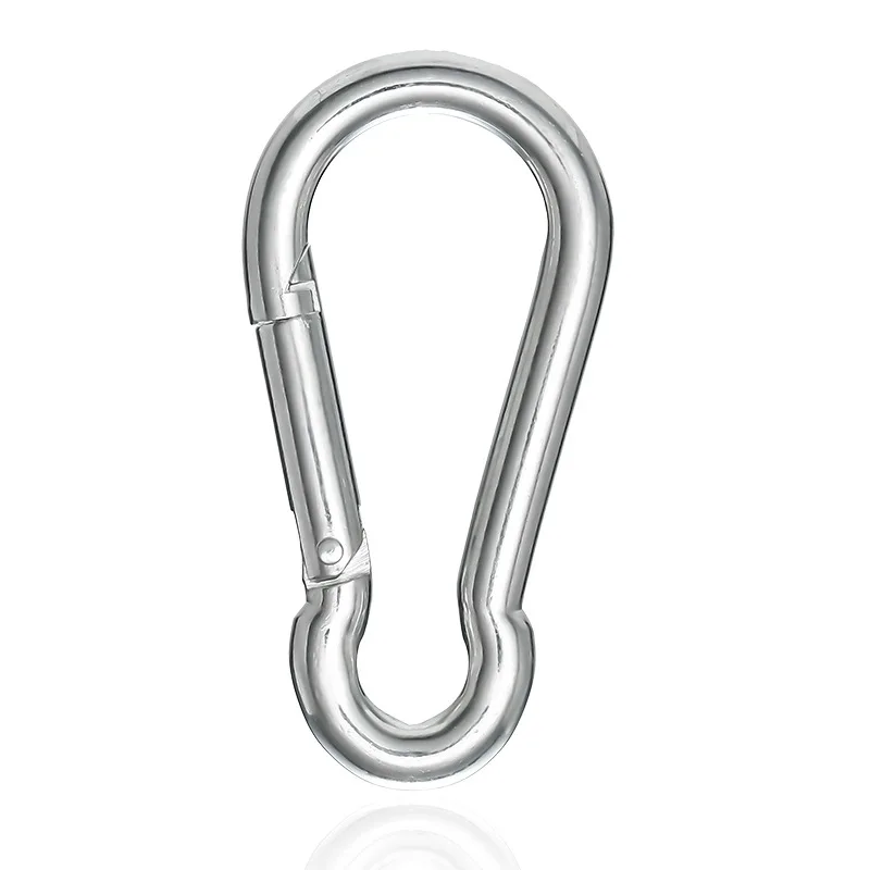 304 Stainless Steel M4 M5 M6 M7 M8 Multifunctional Spring Snap Carabiner Quick Link Lock Ring Hook Carabiner 1pcs 카라비너 - Image 5