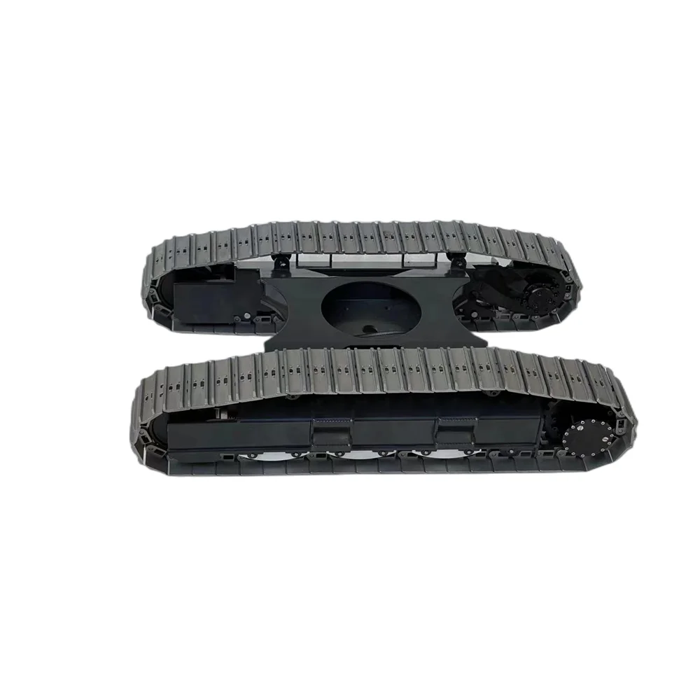 Full Metal Planetary Gear Drive Undercarriage Track Chassis For 1/12 Scale RC Hydraulic Excavator Model