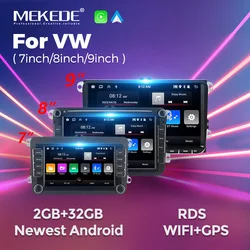 MEKEDE Android Autoradio For Volkswagen Passat b6 b7 golf 5 6 Polo Jetta Skoda Car Radio Multimedia PlayerGPS WiFi RDS Carplay