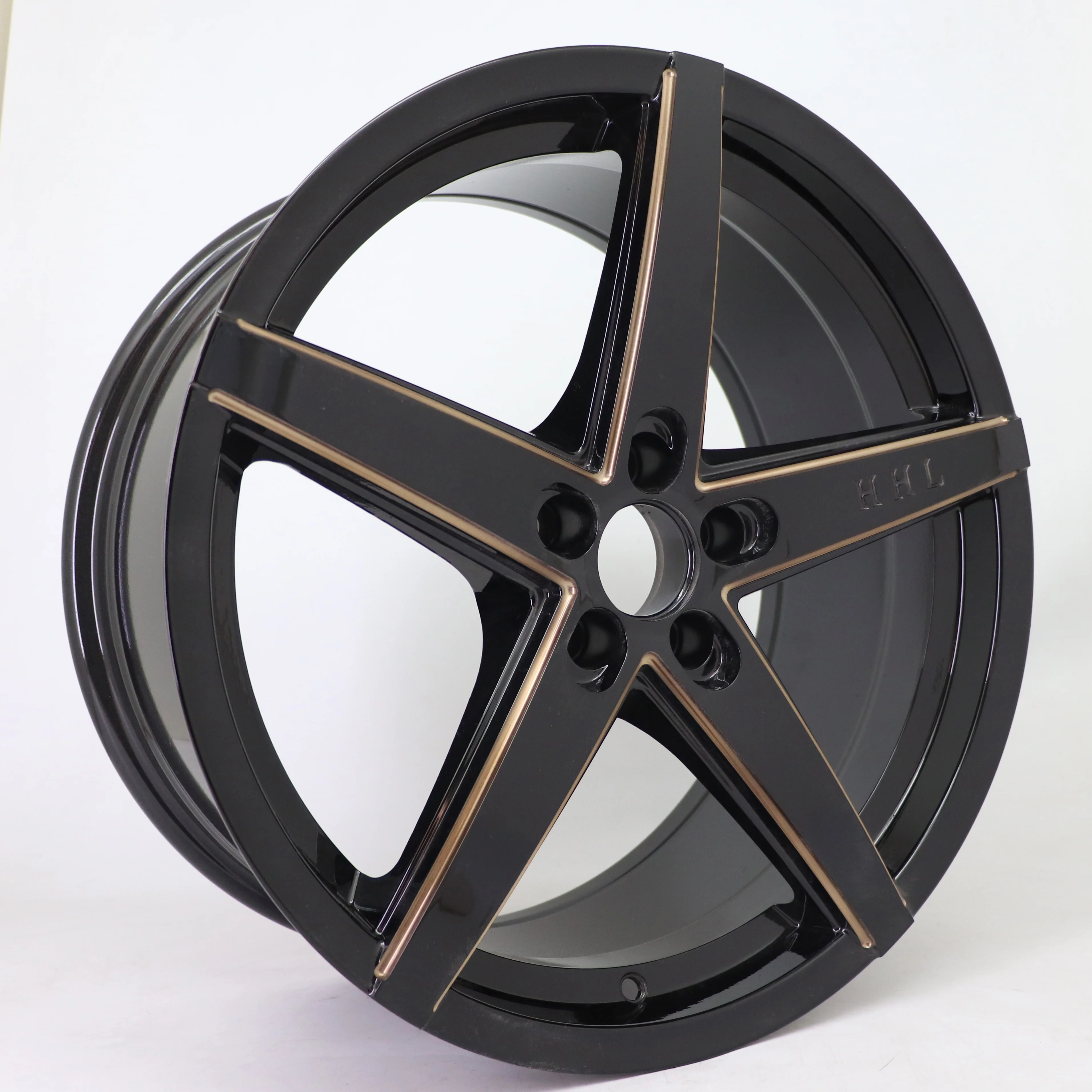 18x8.5J 5 Hole Aluminum Alloy Car Wheels, PCD 100-114.3mm ET30-45mm Universal Auto Rims