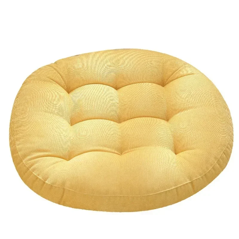 Meditation Floor Round Pillow for Seating on Floor Solid Tufted Thick Pad Cushion For Yoga Balcony Chair Seat Cushions