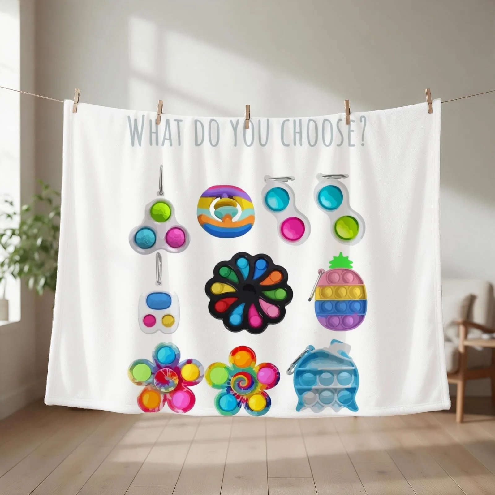 Your choice: Pop it, Simple Dimple or Snipers Throw Blanket Luxury Thicken Large Thermals For Travel Decoratives Blankets