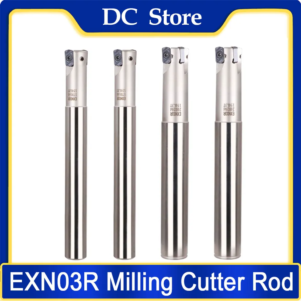Fast Forward Milling Cutter EXN03R C16 C20 C25 C32 Rough Rough LNMU0303 Double-sided Milling Insert Without Internal Coolant
