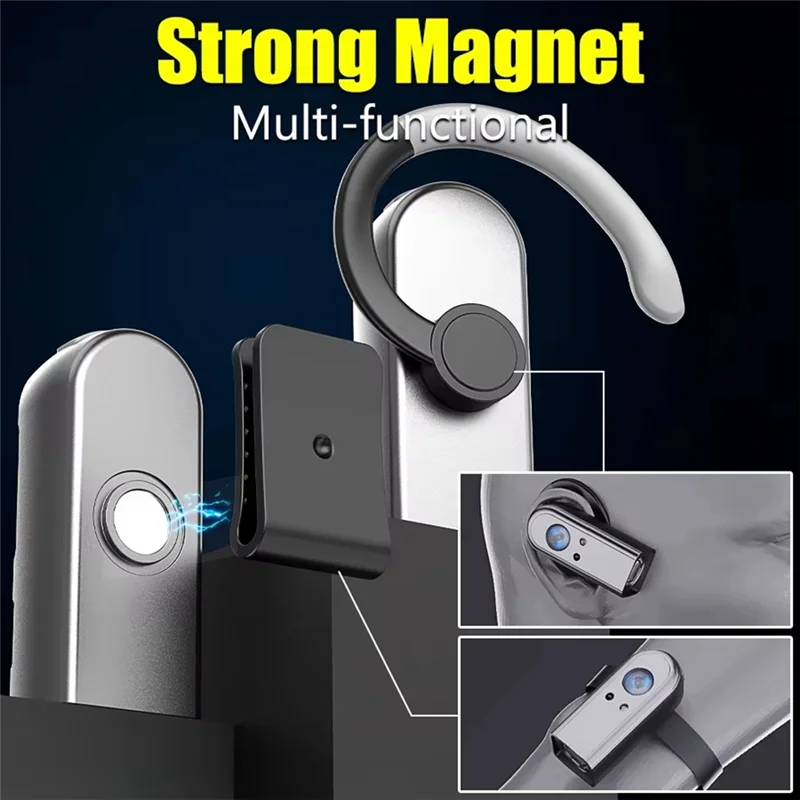 

SOFT-Magnetic Clip LED Headlamp USB Rechargeable Portable Ear Headlamp Headtorch For Outdoor Hiking Running Fishing Cycling