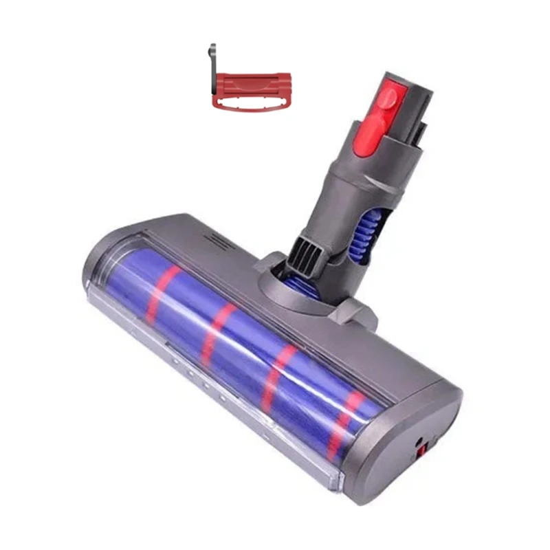 

A44F-для Dyson V15 V11 V10 V8 V7 насадка для пылесоса мягкая роликовая щетка замена с подсветкой для пыли для очистителя твердой древесины