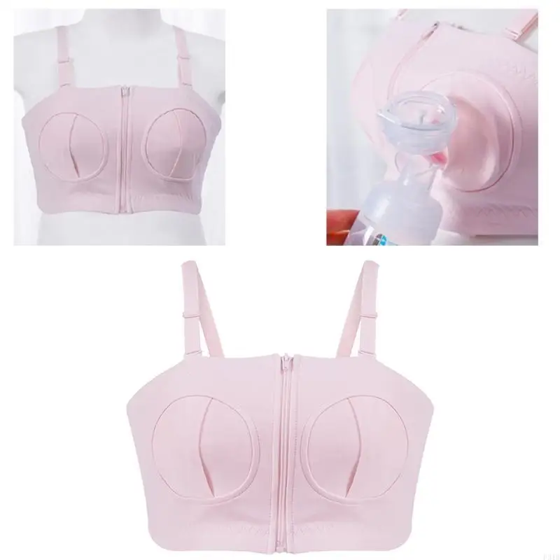 

Nursing Sleep Bra Wirefree Maternity Breast Feeding Bra Hands Pumping Bras P31B
