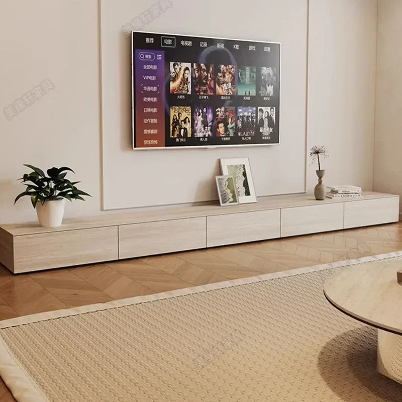 

Modern Console Tv Stands Living Room Home Wood Solid Center Standing Tv Cabinet Pedestal Meuble Tv Suspendu Luxury Furnitures