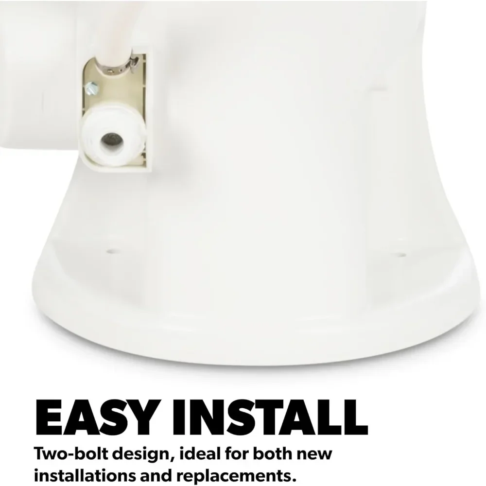 Fast Shipping.310 Standard Toilet - White Lightweight and Efficient with Pressure-EnhancedPerfect for Modern RVs.NEW
