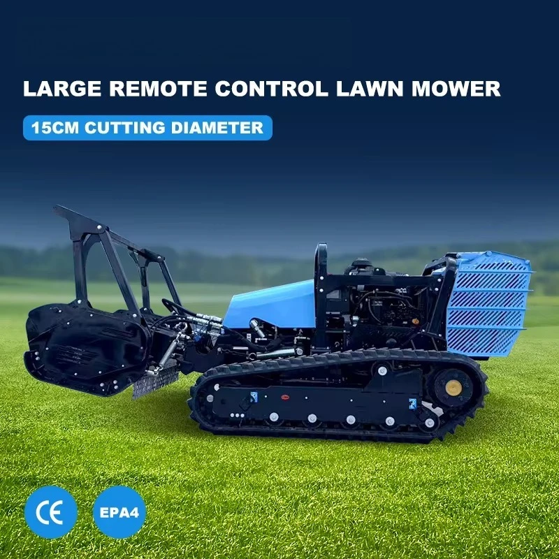 Forest Mulcher Remote Control Wood Pelletizer Engine Hydrostatic Precision Control Automatic Navigation Smart 1 Year