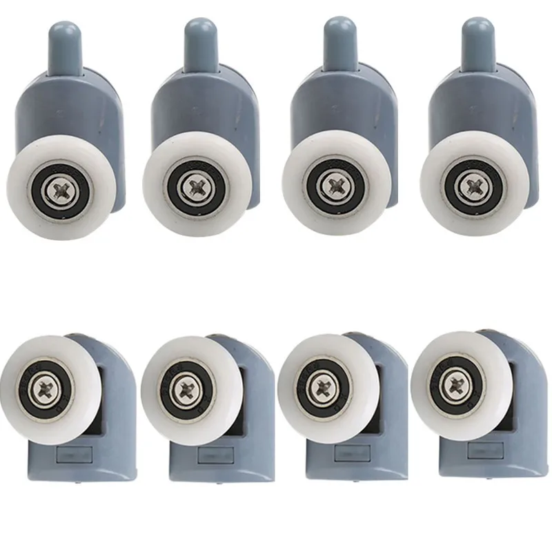 8pcs Shower Rooms Cabins Pulley &Shower Room Roller /Runners/Wheels/Pulleys Diameter 19/20/22/23/25/27mm