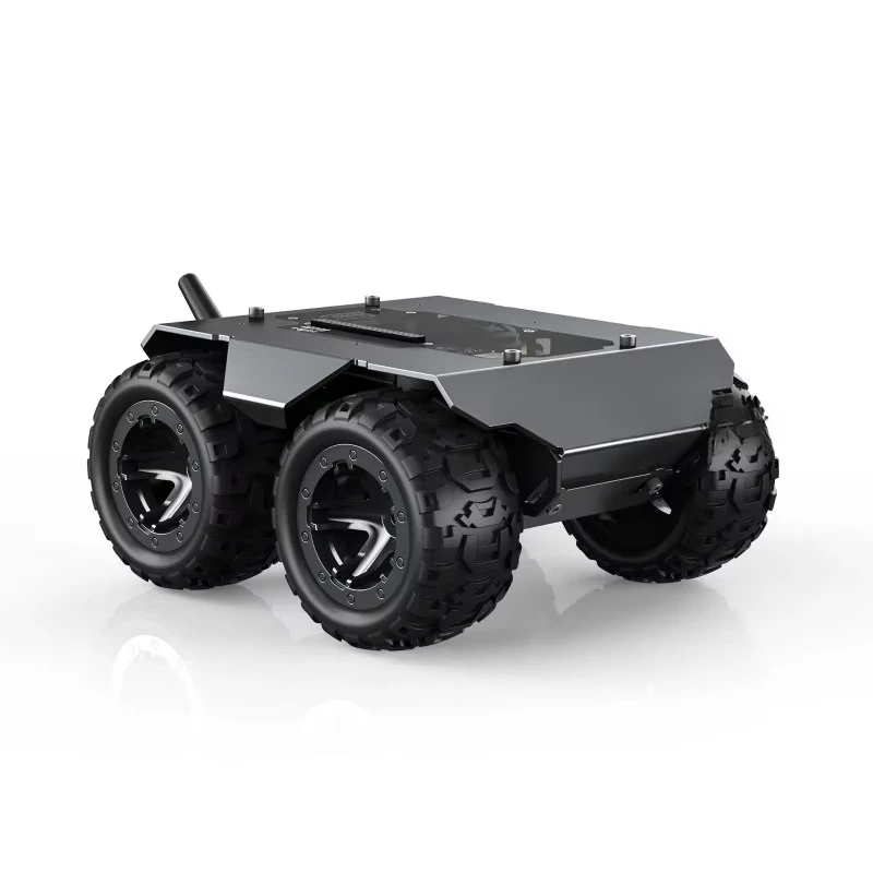 WAVE Flexible and Expandable 4WD Mobile Chassis, Full Metal Body, Multiple Hosts Support, With Onboard ESP32 Module