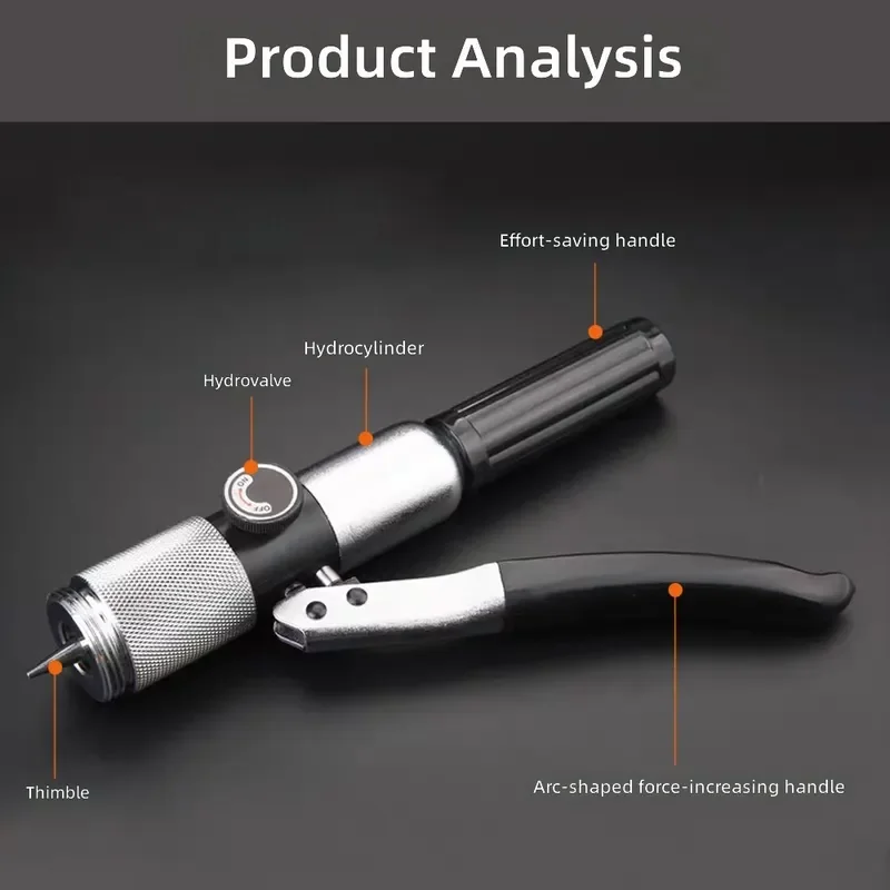 Hydraulic Tube Expander 10-42mm Lever Type Refrigeration Copper Pipe Flaring Tool CT-300 Professional HVAC Plumbing Kit