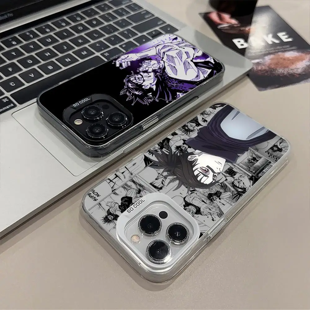 

Чехол для мобильного телефона Jujutsu Kaisen Choso для iPhone 17, 16, 15, 14, 13, 12, 11 X XR XS 8 7 Pro Max Plus, полупрозрачный цветной защитный чехол