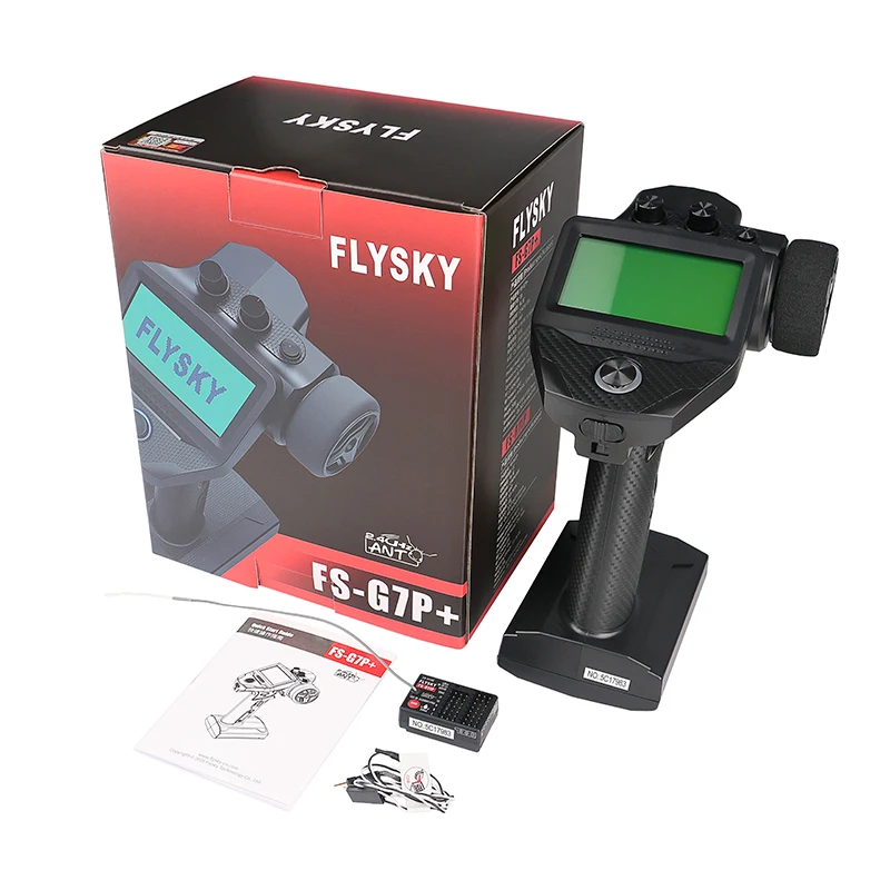 Fus Flysky Fs-G7p+ Remote Control Gun Control Ant 10 Channel Chinese English R11p Receiver For Vehicles And Ships 512kb Memory