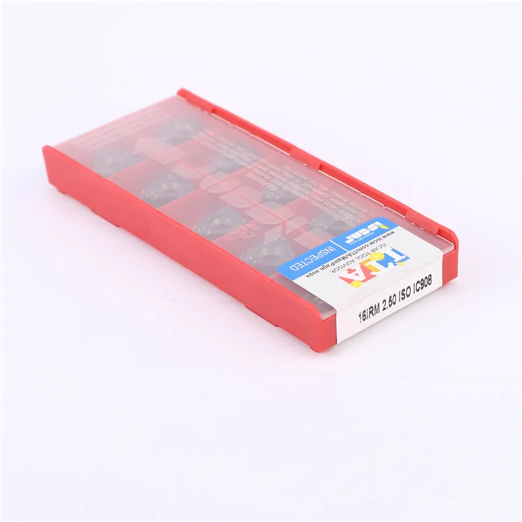 

Cemented Carbide Insert 16IRM250ISO IC908 ESCA Internal Tooth Insert NC Tool Tooth Cutter