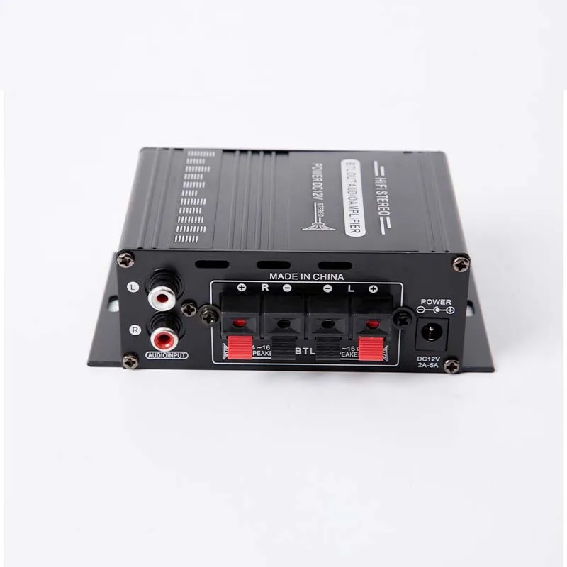 Home Power Amplifiers 2 Channel Bluetooth 5.0 Surround Sound FM USB Remote Control Mini HIFI Digital Amplifier Stereo