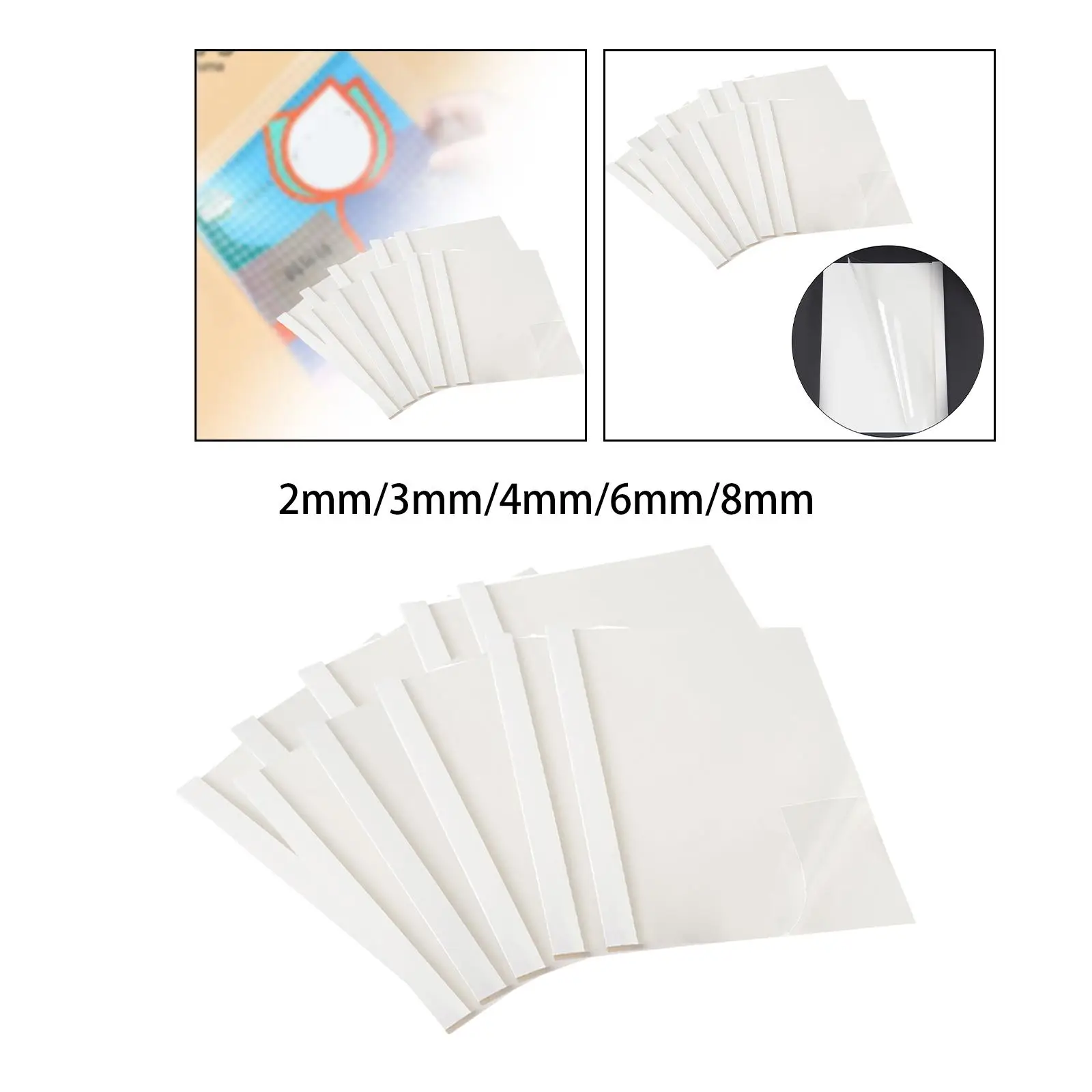 10x Thermal Binding Covers Multifuctional A4 Thermal Binding File Holder Covers for Contract School Office Business Documents