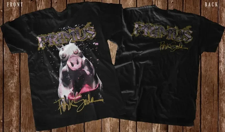 New Dtg/Dtf printed T-shirt - PRIMUS'- Pork Soda' - size- S,M,L,XL,2-3-4-5-6-7XL