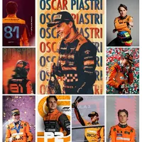 F1 Racing 81 O-Oscar P-Piastri Poster Poster Art Print Bar Living Room Furniture Decor