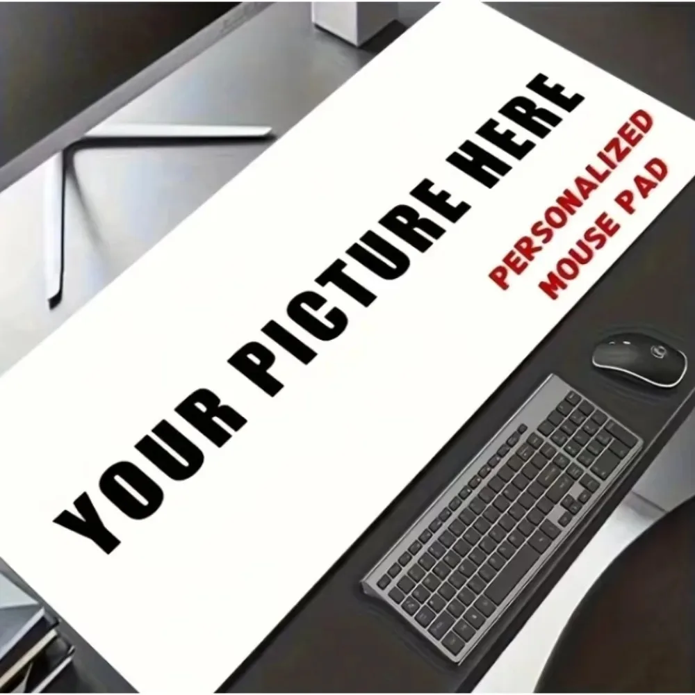 Heat Transfer Print Custom Large Desk Pad, Non‑Slip Base Multifunctional Mouse Mat for Gaming, Office, Laptop & PC