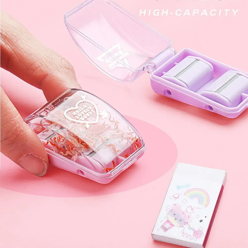 منظف الغبار اليدوي الصغير مع ممحاة ممحاة الفتات لهواة جمع كنس سطح المكتب مكنسة كهربائية أدوات مكتبية إبداعية #4