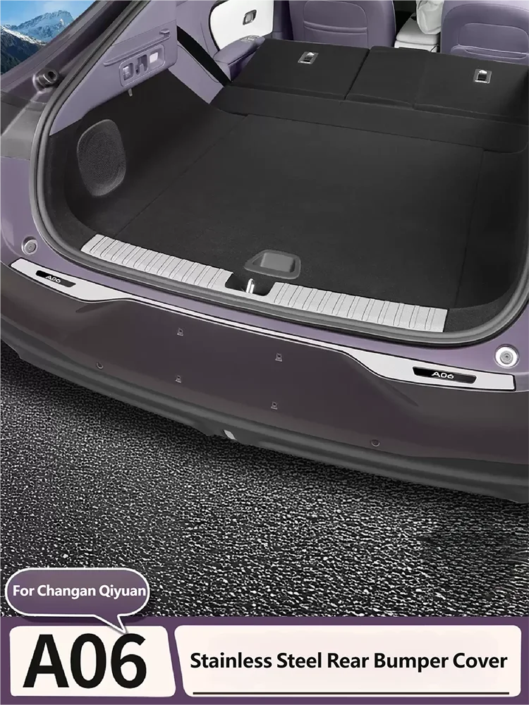 For Changan Qiyuan Nevo A06 2026 2027 Car Trim Rear Trunk Protection Door Sill Bumper Panel Cover Accessories
