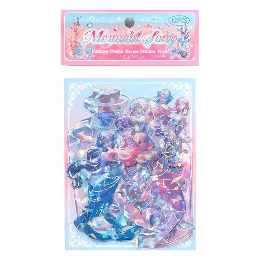 Fantasy Ocean Series Sticker Pack Dream Whale Underwater World Goo Ka Handbook DIY Decorative Material