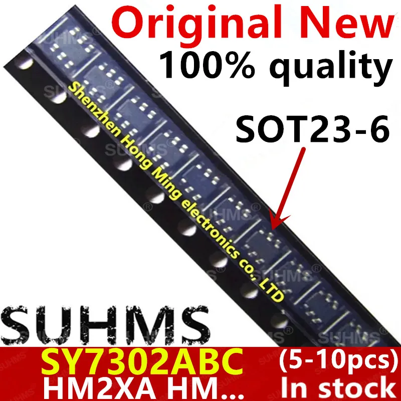 (5-10piece)100% New SY7302ABC SY7302A SY7302 HM2XA HM... sot23-6