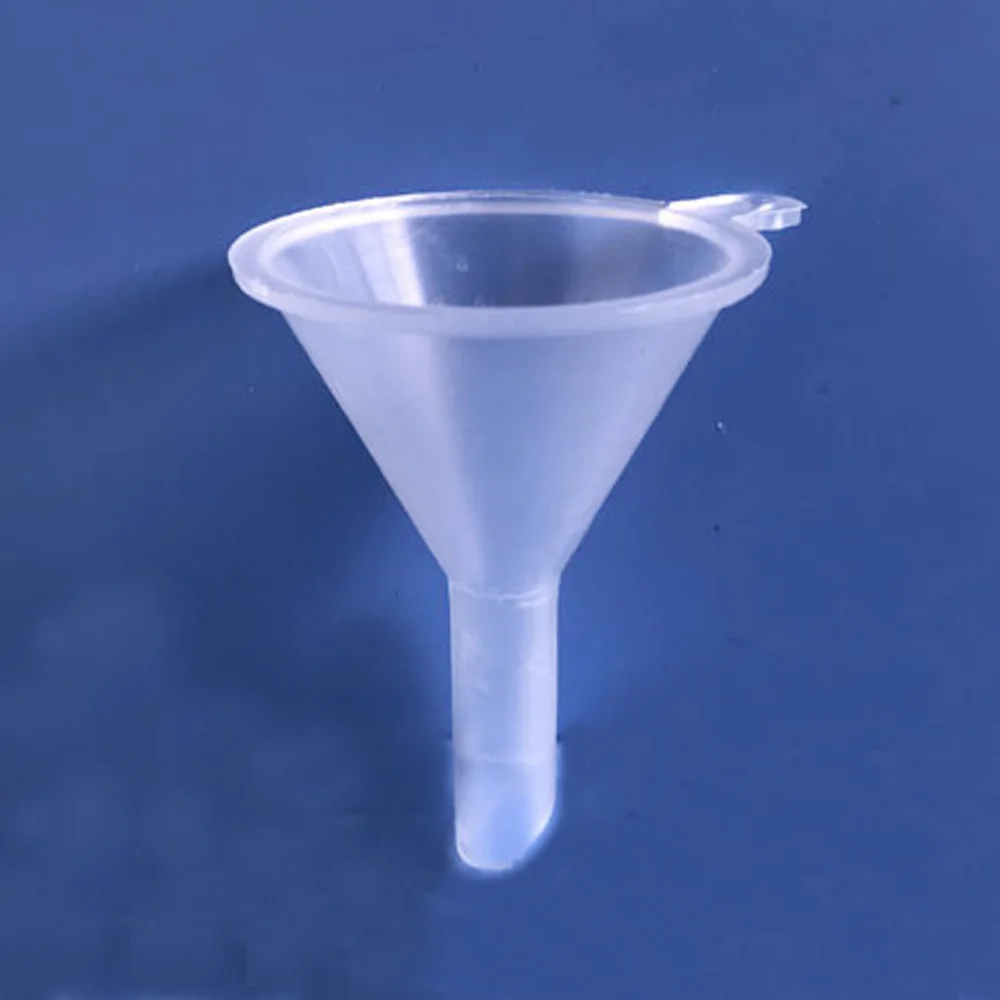 

10pcs PP mateil small size plastic funnel&hopper used for cosmetics perfume and liquid split charging