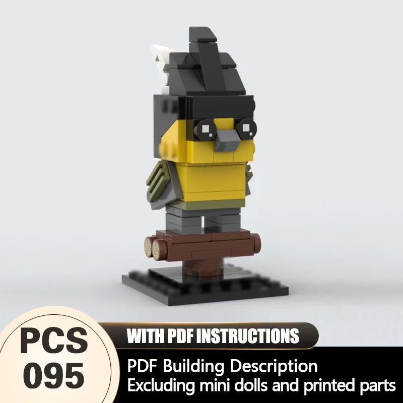 

Creators Animal Series Model MOC Building Bricks Taiwan Yellow Tit Modular Technology Gifts Holiday Assemble Children Toys Suit