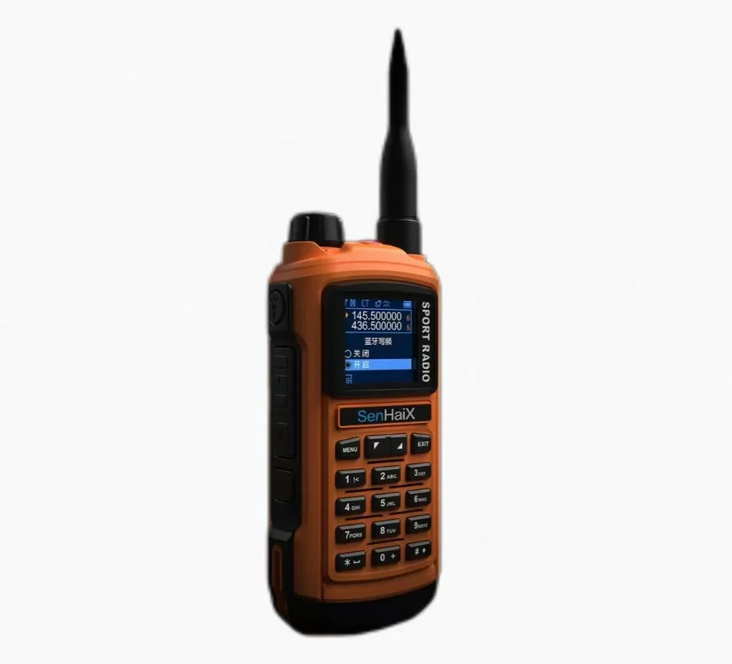 Sennheiks 8800 Multifunctional Handheld Walkie Talkie With Bluetooth Frequency Writing Dual Band Handheld High-power