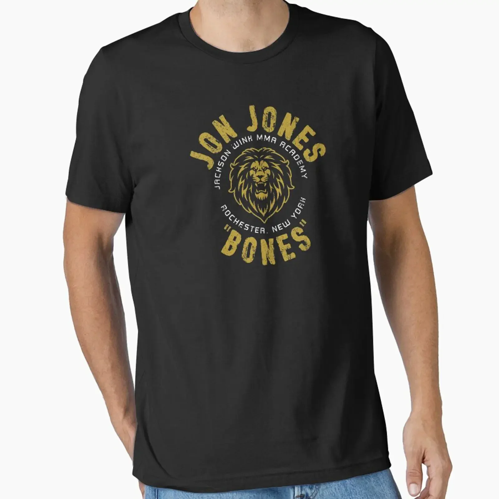 Jon Bones Jones designed and sold by huckblade vintage Washed Comfortable homme designer clothes Breathable Soft Versatile