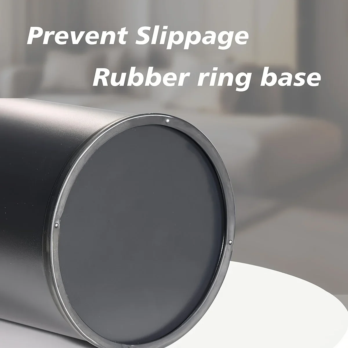 

Двухслойная металлическая мусорная корзина для кухни, с противоскользящим дном, для кухни, гостиной, спальни