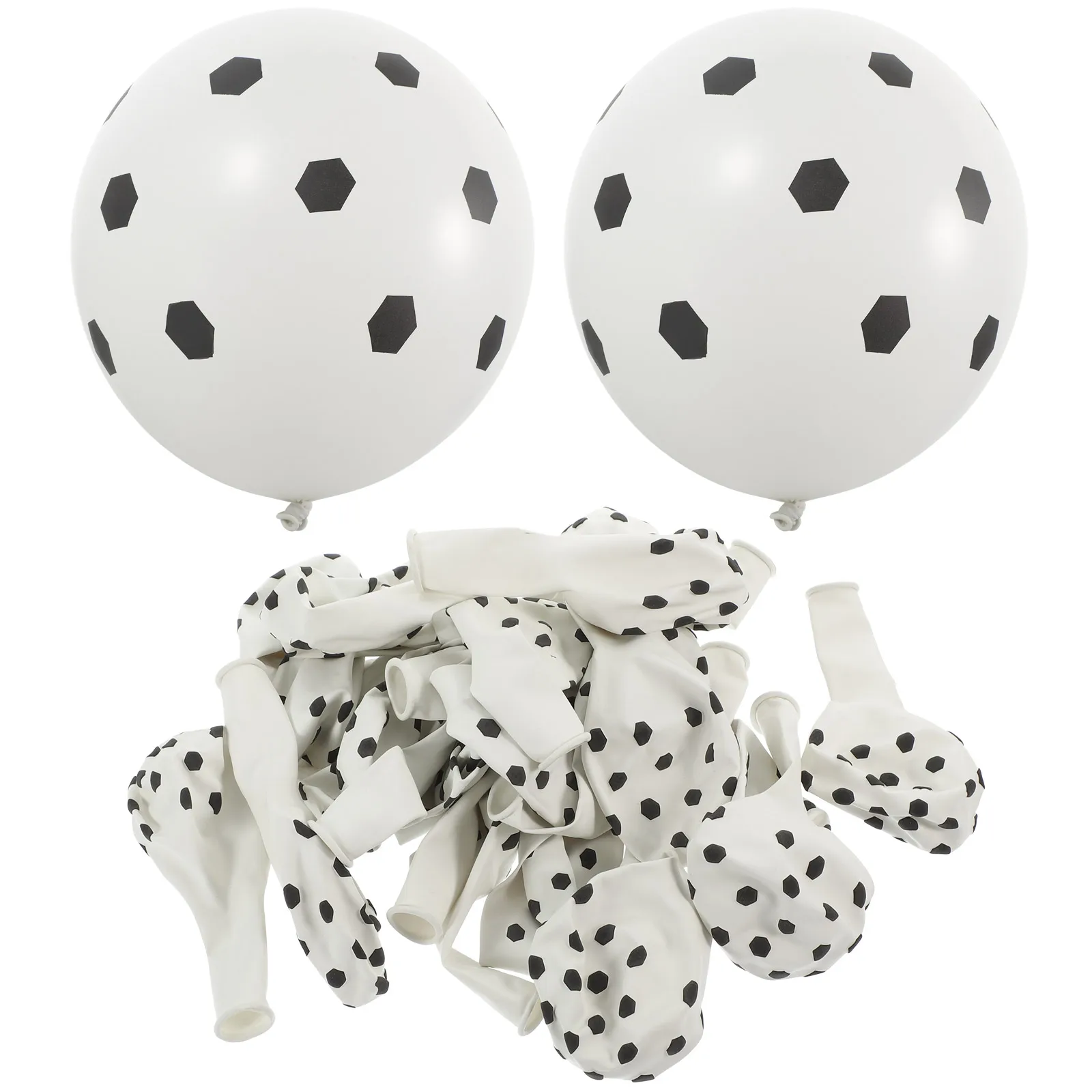 

60 Pcs Balloons Latex 12 Inch Soccer Pattern Party Decorations Party Decorations Birthday Celebrations Bulk naments