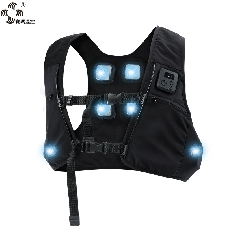 Summer Charging Semiconductor Refrigeration Vest Air Conditioning Clothing Outdoor Construction Site Labor Protectioneating Vest