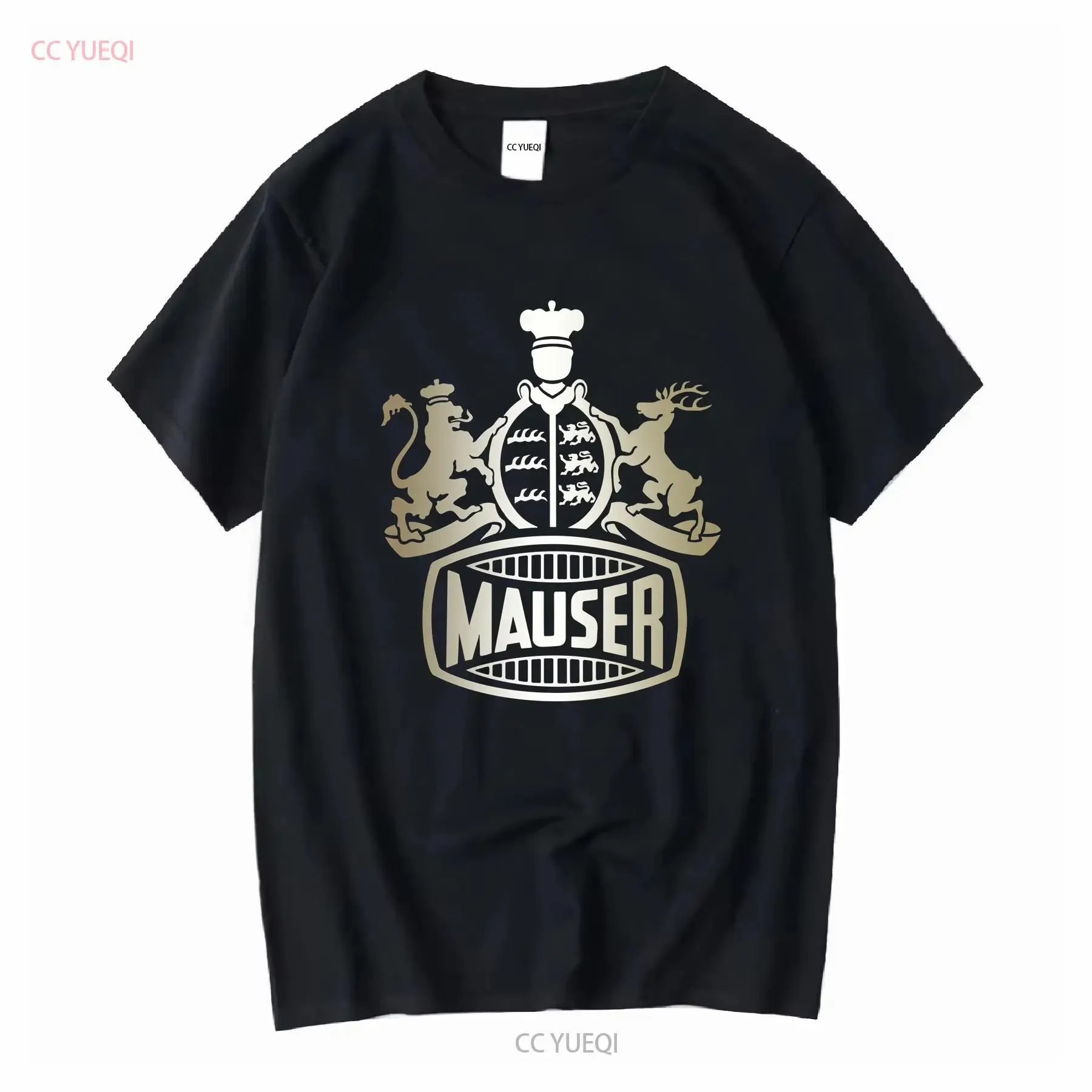 Mauser Firearms T Shirt German Guns k98 WW1 WW2 Logo Men's Gun Germany long or short sleeves vintage Washed homme