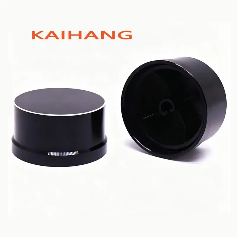 2PCS 46x24.5mm Aluminum Volume Knob 6mm D Shaft Potentiometer Knob Rotary Encoder Cap For Tube Amplifier Audio Sound Control