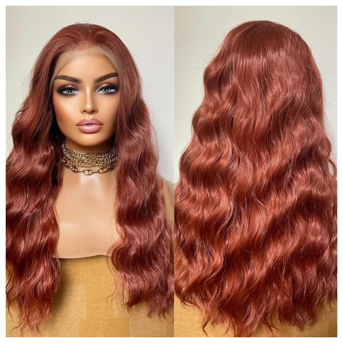 شعر مستعار بني محمر الجسم موجة الدانتيل الباروكة الأمامية 13x4 HD الدانتيل الباروكات غلويليس الدانتيل شعر مستعار أمامي الاصطناعية قبل قطعها شعري طبيعي