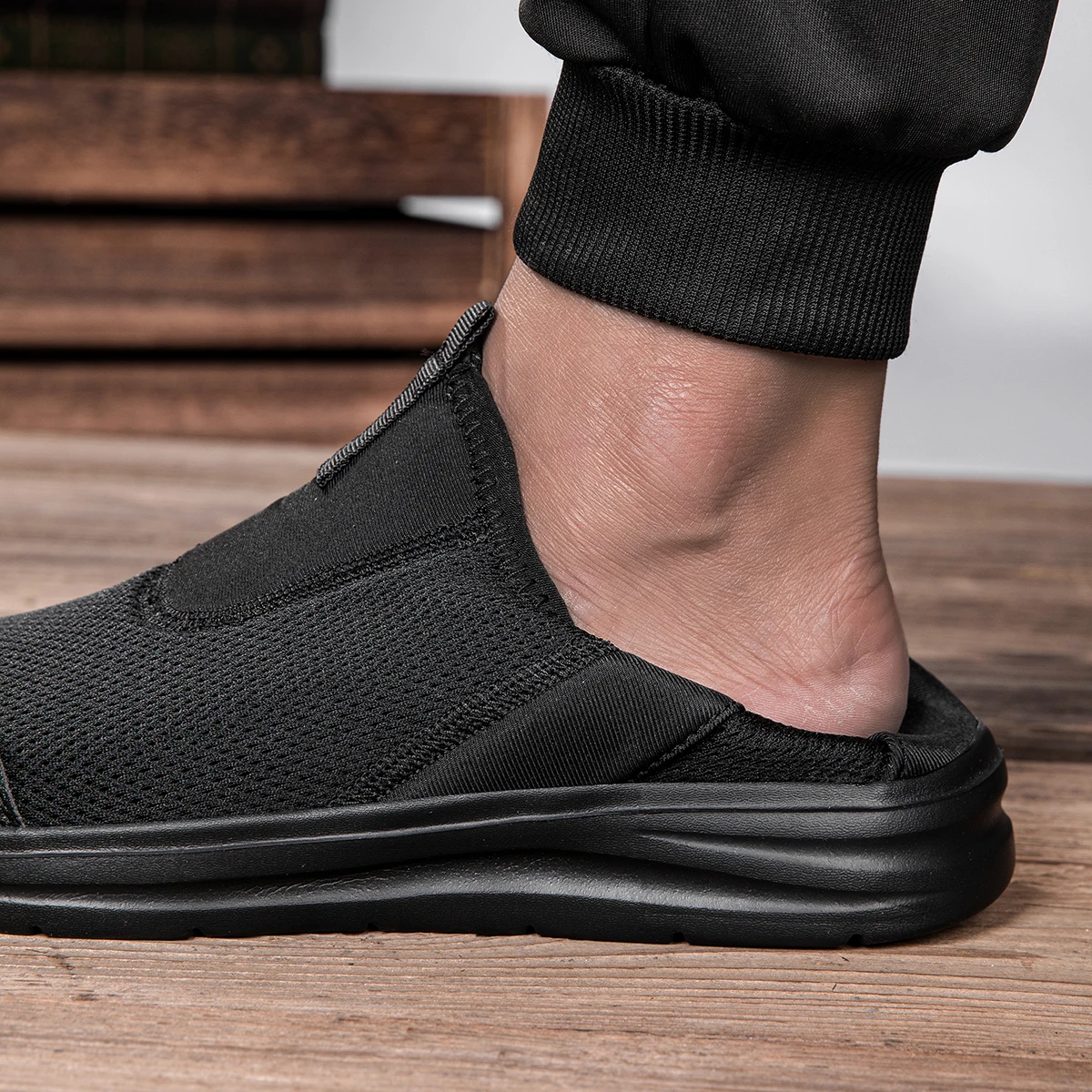 Men's Shoes Soft Soled Summer Breathable Mesh Shoe Non-slip Wear-resistant Casual Low-top Working Outdoor Running Tennis for Men