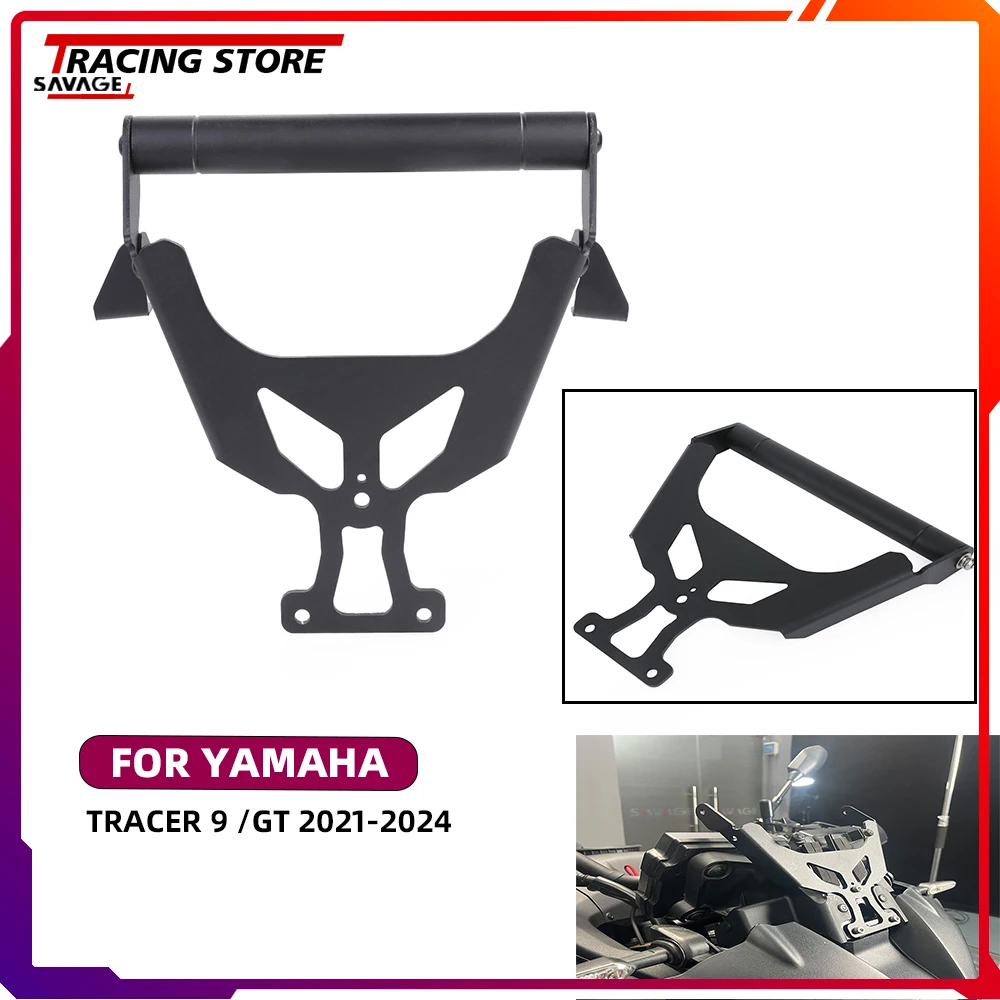 

2024 9GT Motorycle Mobile Phone GPS Sat Nav Mounting Bracket For Yamaha Tracer 9/GT Bar Extension Holder Navigation Handleba T9