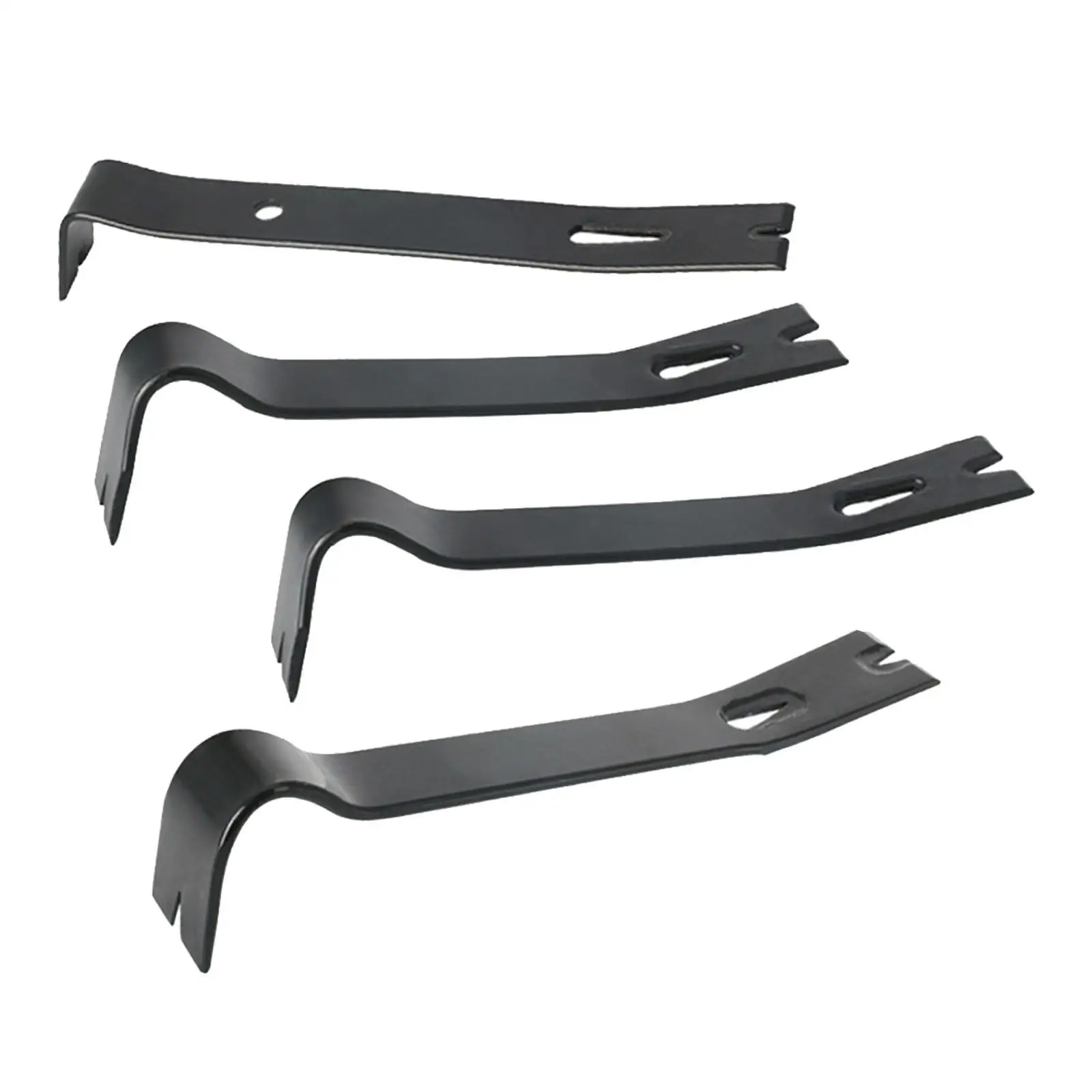 อุปกรณ์ถอดลวดเย็บ Alat pencabut Paku 4ชิ้นชุดเครื่องมือช่างไม้แบบพกพาสำหรับงานหนักชุดบาร์งัดถอดเล็บเครื่องมืออเนกประสงค์สำหรับใช้ในครัวเรือนโรงรถ