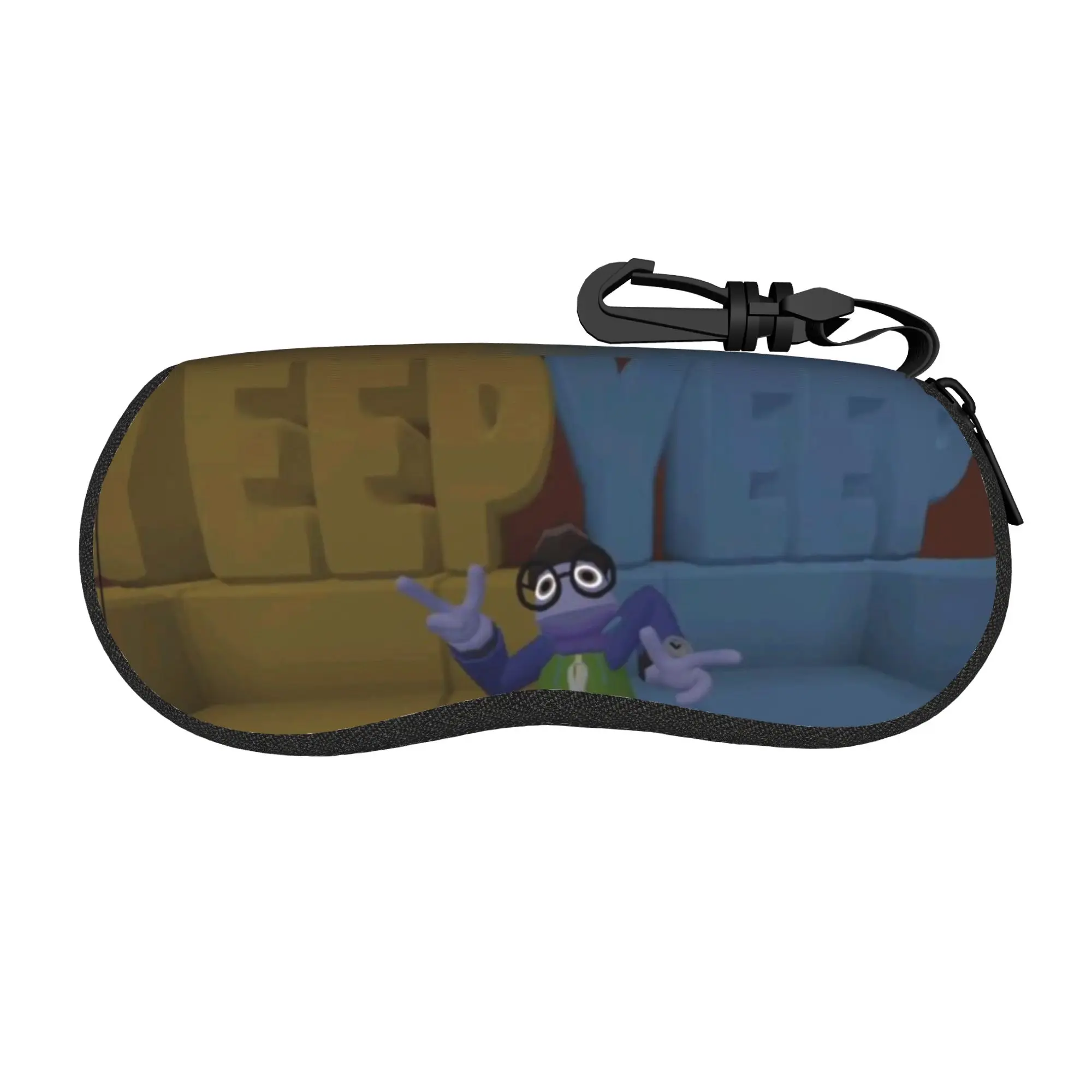 Yeeps Hide And Seek Merch Brillenetui für Damen und Herren, modische Box, Brillenaufbewahrungsbox, Geschenk, Sonnenbrillenbox