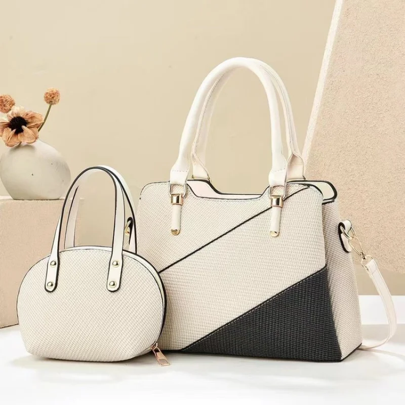 

Luxury Women's Crossbody Bag Genuine Leather Shoulder Handbag Ladies Tote Purse Multi-Functional Messenger Bag With Gold Chain