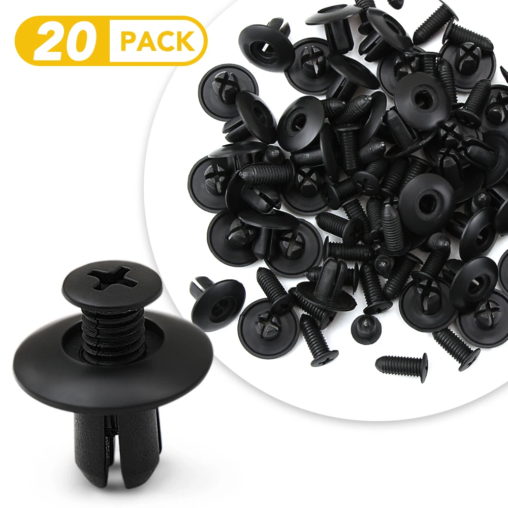 20PCS 8mm car clips Auto fasteners for Hyundai Bumper Mudguard Fastener Fixing Clips car Accessories