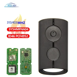 BEST KEY MK0018Original 433.92mhz ID49 Chip Motorcycle Remote Control Key For Yamaha NVX NVX155 XMAX XMAX300 QBIX AEROX JAUN Fob