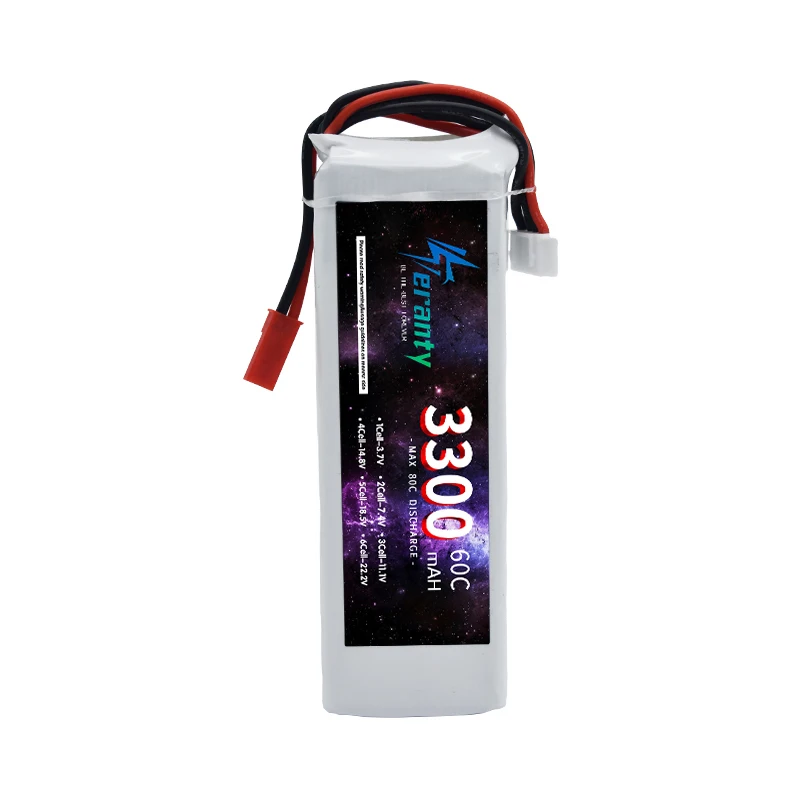 Lipo Battery with T JST XT30 XT60 Plug, 3300mAh, 3S, 60C, 11.1V, 11.1V, Helicóptero, Avião, Quadcopter, Carros, Avião